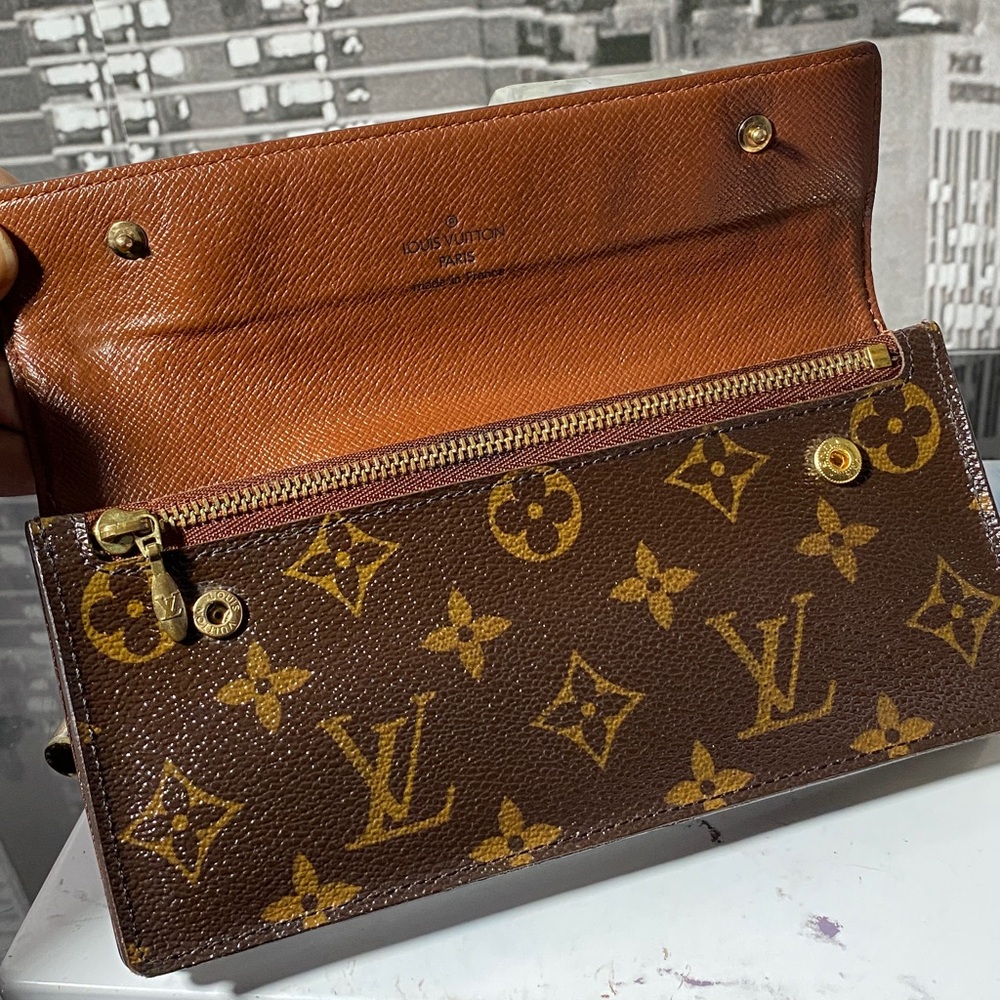 Authentic Louis Vuitton Monogram Portefeuille Acordion Long Wallet - Picture 8 of 16